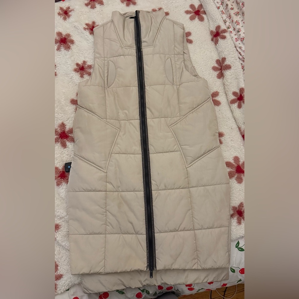 Women's Cream Puffer Vest FP movement